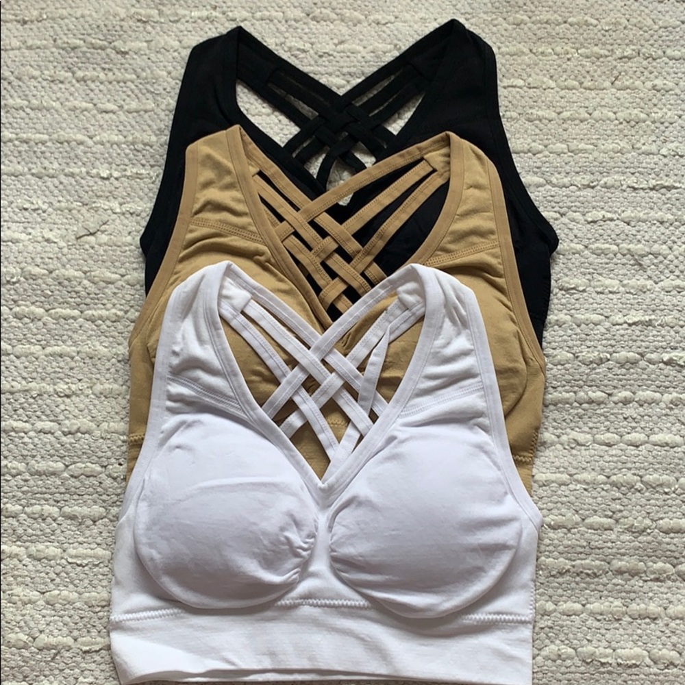 bundle of paddled bras